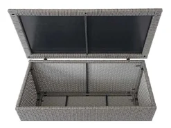 Kussenbox Van Polyrattan Mcw-D88 Iii, Basic Grijs, 63X135X52Cm 320L