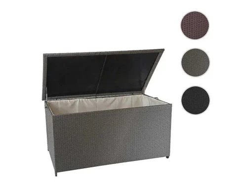 Kussenbox Van Polyrattan Mcw-D88 Iii, Premium Grijs, 80X160X94Cm 950L