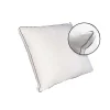 Kussengevoelig Hoofdkussen In Perkaal Katoen - 91 Draden/Cm - 50 X 70 Cm - 700 Gr - Wit - Auxence
