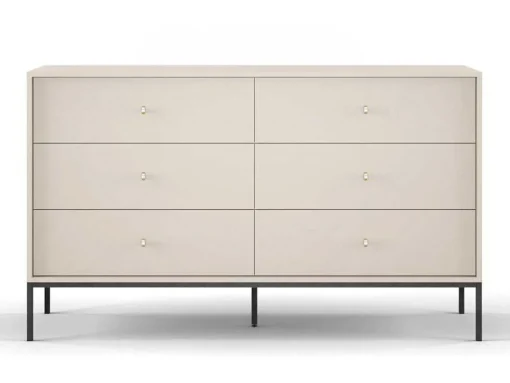 Ladekast Met 6 Laden - Beige - Bogdan