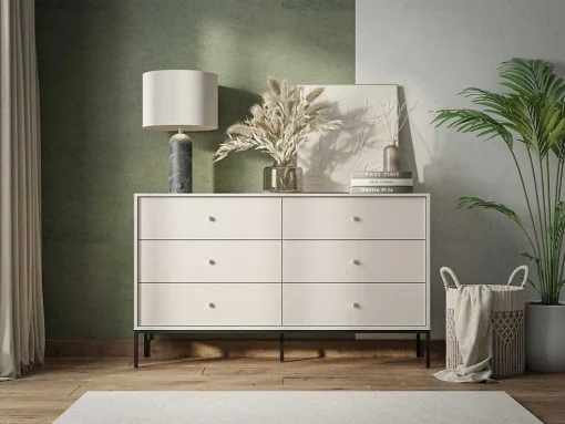Ladekast Met 6 Laden - Beige - Bogdan