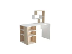 Lara Bureau, Wit, Sonoma, 130X60X135 Cm, Epikasa