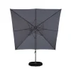 Leeds Parasol Grijszwart.