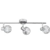 Lena Plafondlamp, Chroom, 47,5X10X13,5 Cm, Epikasa