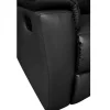 Leren Relaxhoekbank Evasion - Zwart