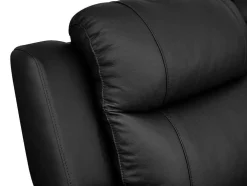 Leren Relaxhoekbank Evasion - Zwart