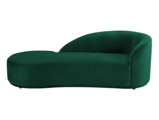 Linkse Chaise Longue Met Bekleding In Groen Fluweel Lonigo Van Pascal Morabito