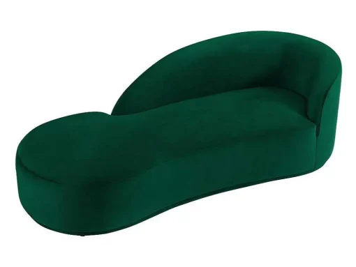 Linkse Chaise Longue Met Bekleding In Groen Fluweel Lonigo Van Pascal Morabito