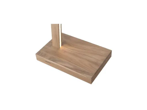 Linus Vloerlamp, Eiken Geolied, 20X30X150 Cm, Epikasa