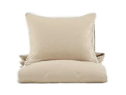 Livia Bedset 1 Set 200X150Cm Beige, Wit.