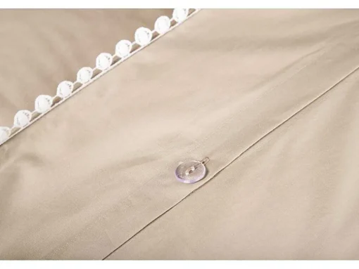 Livia Bedset 1 Set 200X150Cm Beige, Wit.