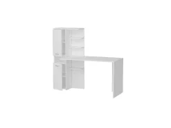 Lotus Bureau, Wit, 150X60X135 Cm, Epikasa