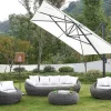 Loungeset Van Geweven Hars - Grijs - Zitbank, 2 Fauteuils En Salontafel - Whiteheaven