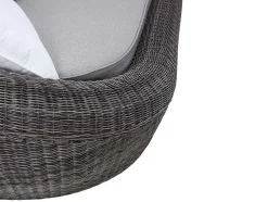 Loungeset Van Geweven Hars - Grijs - Zitbank, 2 Fauteuils En Salontafel - Whiteheaven