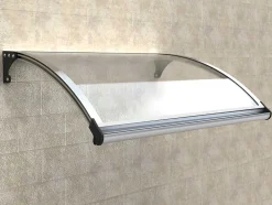 Luifel Met Led-Verlichting Neoned Van Aluminium - 120 X 100 Cm