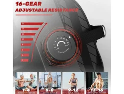 Magnetische Roeimachine Voor Home Gym Office Workout 16 Niveau Instelbare Weerstand Met Lcd-Monitor