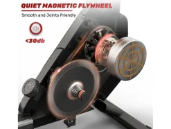 Magnetische Roeimachine Voor Home Gym Office Workout 16 Niveau Instelbare Weerstand Met Lcd-Monitor