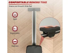 Magnetische Roeimachine Voor Home Gym Office Workout 16 Niveau Instelbare Weerstand Met Lcd-Monitor