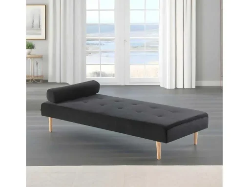 Marino Dagbed Velours Zwart.