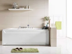Massagebad - 2 Personen - 515 L - 182 X 122 X H64 Cm - Hoek Rechts - Thalassa
