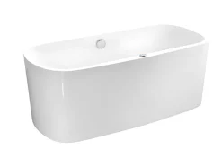 Massagebad Met Ledverlichting - Balneo Therapie Sirgao - 1 Persoon - 155L - 75X150Cm - Wit