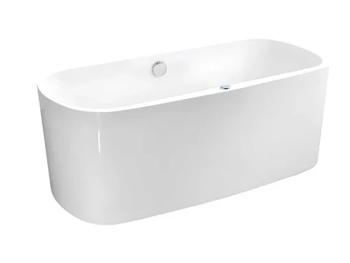 Massagebad Met Ledverlichting - Balneo Therapie Sirgao - 1 Persoon - 155L - 75X150Cm - Wit