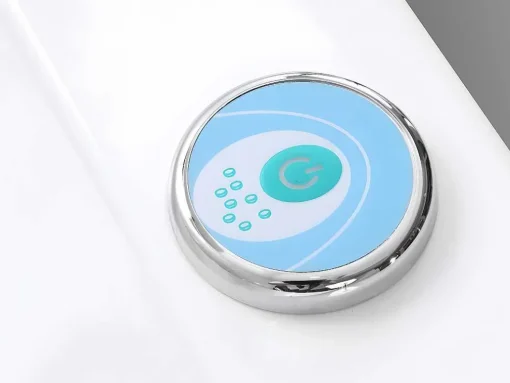 Massagebad Met Ledverlichting - Balneo Therapie Sirgao - 1 Persoon - 155L - 75X150Cm - Wit