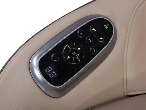 Massagestoel Kasou Van Kunstleer Met Led-Verlichting - Met Bluetooth - Beige