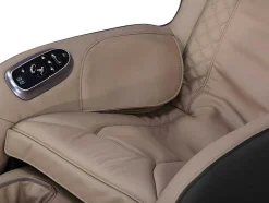 Massagestoel Kasou Van Kunstleer Met Led-Verlichting - Met Bluetooth - Beige