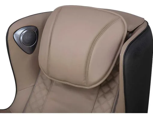 Massagestoel Kasou Van Kunstleer Met Led-Verlichting - Met Bluetooth - Beige