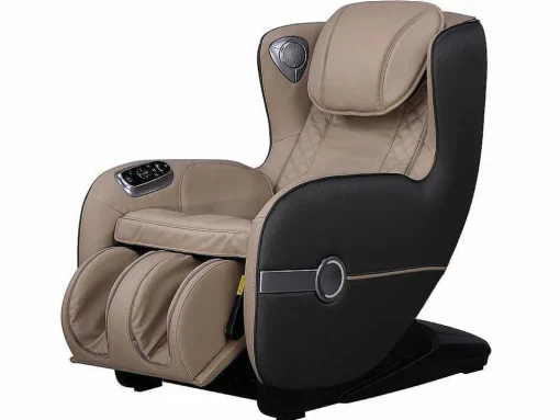 Massagestoel Kasou Van Kunstleer Met Led-Verlichting - Met Bluetooth - Beige
