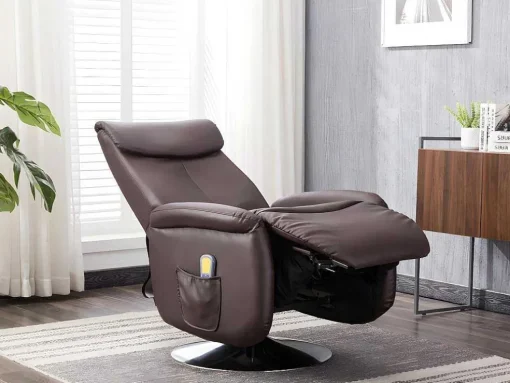 Massagestoel Kostas Van Kunstleer - Bruin