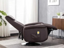 Massagestoel Kostas Van Kunstleer - Bruin