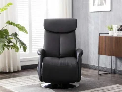 Massagestoel Kostas Van Kunstleer - Zwart