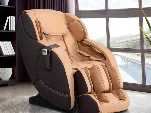 Massagestoel Neree - Zero Gravity Systeem - Karamel