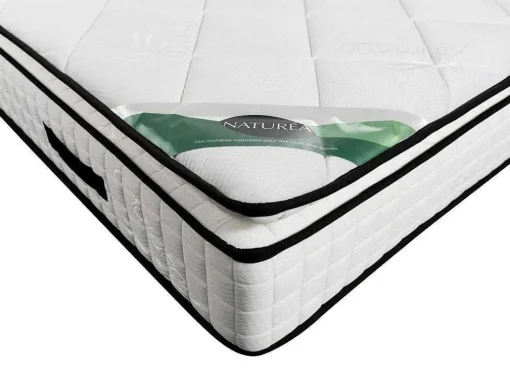 Matras 180 X 200 Cm Schuim En Tijk Van Bamboe, Dikte 23 Cm - Adana Van Naturea