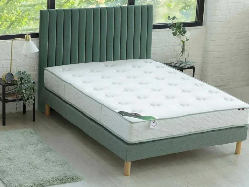 Matras 140 X 190 Cm Schuim Gerecycled Flocotex, Dikte 22 Cm - Neith Van Naturea