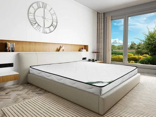Matras 140 X 190 Cm Schuim Tijk Van Bamboe, Dikte 15 Cm - Kanani Van Naturea