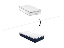 Matras 800X190Cm Met Pocketveren En Bijpassende Topmatras Dikte 24Cm - Altier Van Dreamea