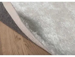 Mattis Vloerkleed O200 Cm Polyester Wit.