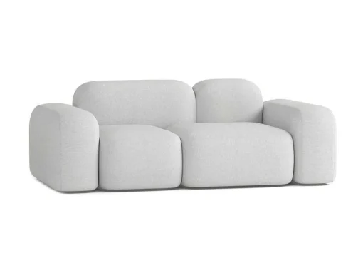 Max Modulaire Bank 2 Zits Lichtgrijs