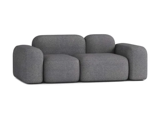 Max Modulaire Bank 2 Zits Donkergrijs