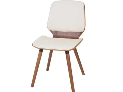 Mcw-B16 Eetkamerstoel (Set Van 2), Kunstleer Creme