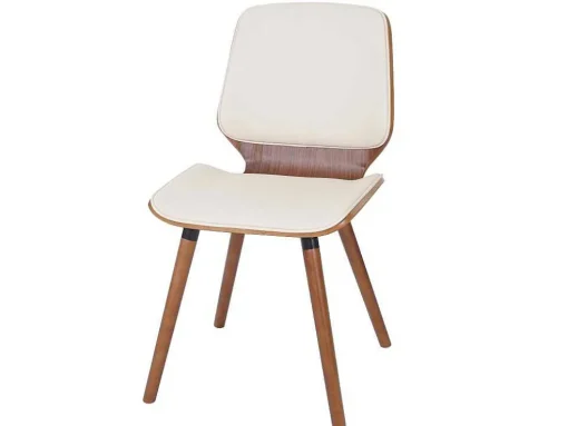 Mcw-B16 Eetkamerstoel (Set Van 2), Kunstleer Creme