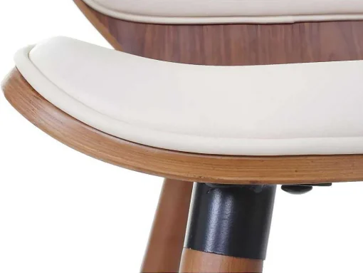 Mcw-B16 Eetkamerstoel (Set Van 2), Kunstleer Creme