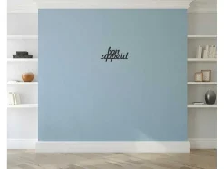 Metalen Decoratie Bon Appetit, Zwart, 50X1,5X30 Cm, Epikasa