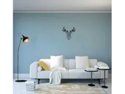 Metalen Decoratie Herten 3, Zwart, 51X1,5X51 Cm, Epikasa