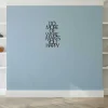 Metalen Decoratie Makes You Happy 1, Zwart, 41X1,5X70 Cm, Epikasa