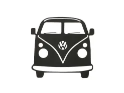 Metalen Decoratie Minivan, Zwart, 32X1,5X36 Cm, Epikasa