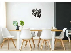 Metalen Decoratie Paard 2, Zwart, 50X1,5X50 Cm, Epikasa